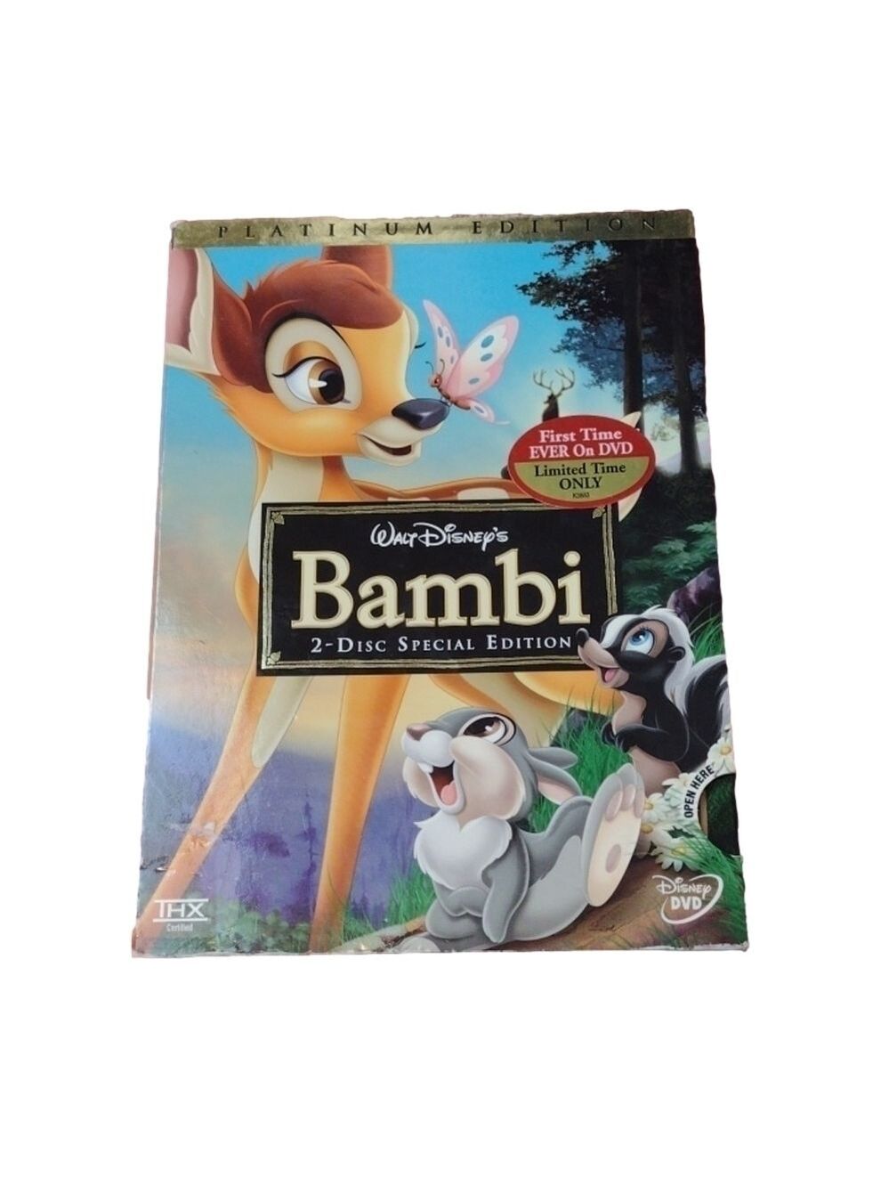 WALT Disney platinum edition Bambi 2 disc special edition DVD 2005 release